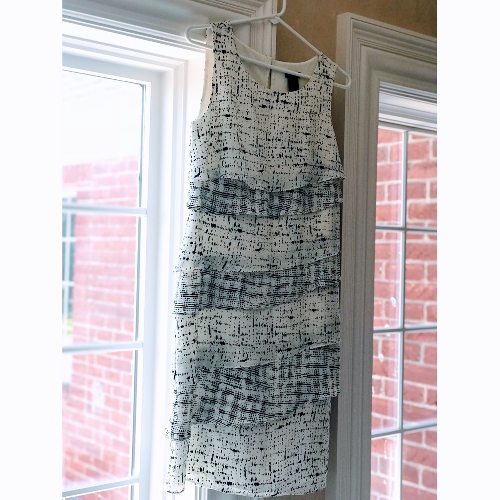 NWT Ann Taylor white flowy work or cocktail dress